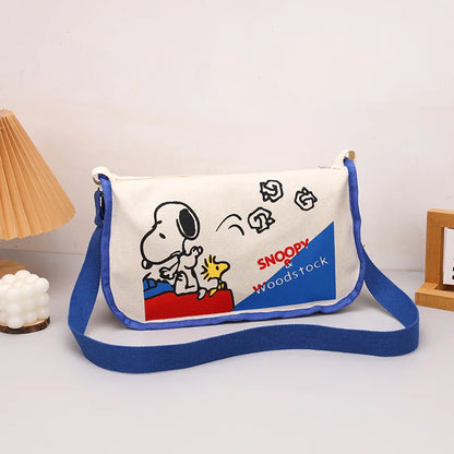 Disney Mickey Snoopy Large Capacity Handbag, Leisure Multi functional Shoulder Bag, Commuter Tote Bag, Lightweight Mommy Bag