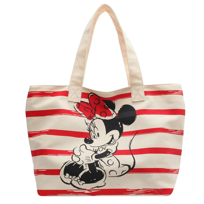 Disney Mickey Snoopy Large Capacity Handbag, Leisure Multi functional Shoulder Bag, Commuter Tote Bag, Lightweight Mommy Bag