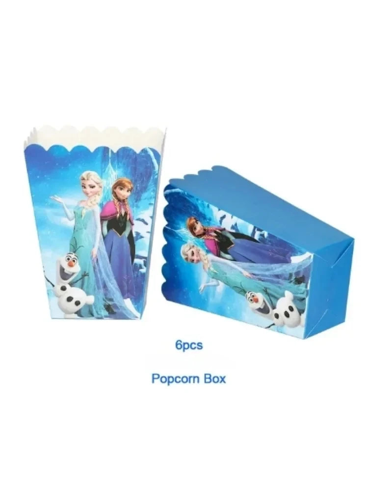 Disney Frozen Birthday Party Elsa Anna Disposable Tableware, Paper Cups, Napkins Decoration