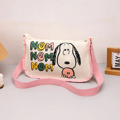 Disney Mickey Snoopy Large Capacity Handbag, Leisure Multi functional Shoulder Bag, Commuter Tote Bag, Lightweight Mommy Bag