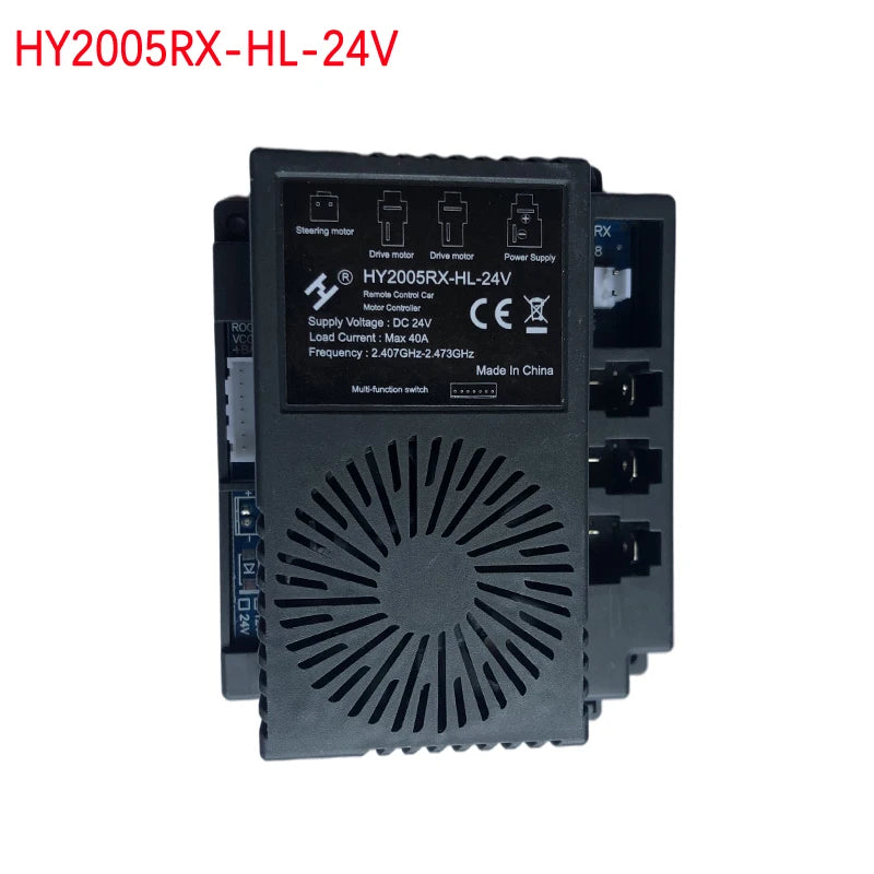 Hollicy HY2005RX HL 12V 24V 40A High Power Ride on Electric Car 2.4G Bluetooth RC Receiver Controller Motherboard Transmitter