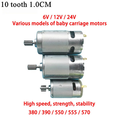 RS380 RS390 RS550 Children's electric car motor, 12V 24V RS570 motor for kid's ride on car,24V engine for kid's electric vehicle