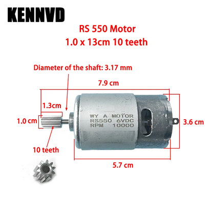 RS380 RS390 RS550 Children's electric car motor, 12V 24V RS570 motor for kid's ride on car,24V engine for kid's electric vehicle