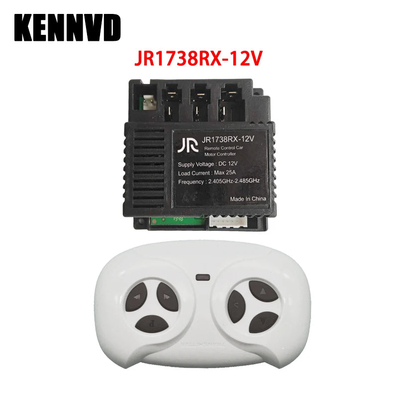 JR-RX-12V Children's Electric Car Remote Control Receiver,Ride On Car Control Box JR1810RX,JR1738,JR1705,JR1922RX,JR1758RX