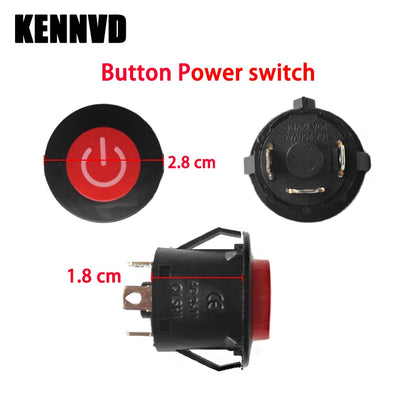 Child Electric Car Switch Pedal and Kids Toy Motorcycle Switch Ride On Car Switch Fuse Power Wheel Switch