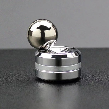 Adult Desktop Stress Relief Metal  Fidget Toy Decompression Hypnosis Rotary Gyro Fingertip Toy Kinetic Round Spinner Kids Gift