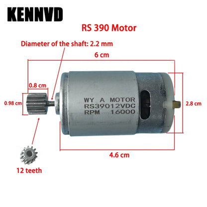 RS380 RS390 RS550 Children's electric car motor, 12V 24V RS570 motor for kid's ride on car,24V engine for kid's electric vehicle