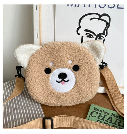 Japanese Style Kawaii Bag Women Cartoon Plush Shoulder Bag for Women 2022 New Crossbody Bag Small Phone&Purse Bag Bolsa Feminina