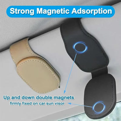 Universal Car Auto Sun Visor Glasses Box Sunglasses Clip Card Ticket Holder Stand Fastener Pen Case Eyeglasses Car Accessories