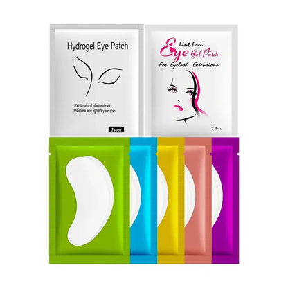 50 Pairs Eyelash Under Eye Patches Eye Pad Isolation Remove Hydrogel Eye Patch Sticker Gasket Eyelash Extension Makeup Tools