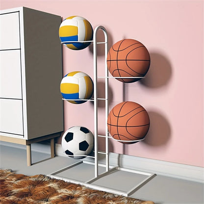 Indoor Children Basketball Storage Rack Put Ball Football Storage Basket Placed Rack Kindergarten Volleyball Stand Holder Space