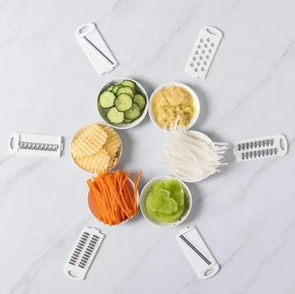 Multi-function Vegetable Chopper Grater Multifunction Veggie Cutter Food Slicer with Container for Kitchen