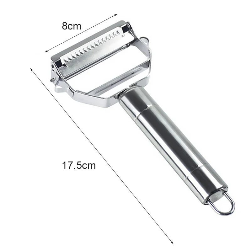 Stainless Steel Peeler Double-Head Kitchen Vegetable Peeler Carrot Potato Peeler Melon Planer Cucumber Slicer Kitchen Supplies