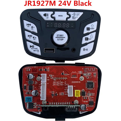 12V 24V 301 302 303 JR1927M 2.4G Bluetooth Multifunctional Central Control Panel for Kids Powered Ride on Car Replacement Parts