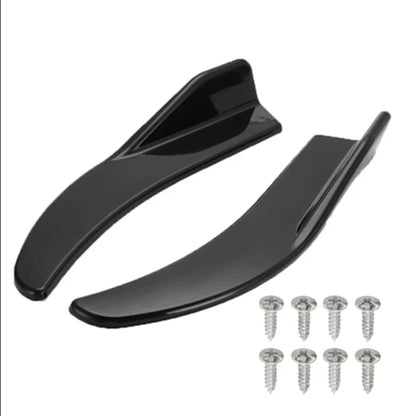 Universal 1 Pair Car Bumper Spoiler Front Rear Lip Anti-collision For Mercedes-Benz BMW Toyota Audi Universal Car Side Skirt