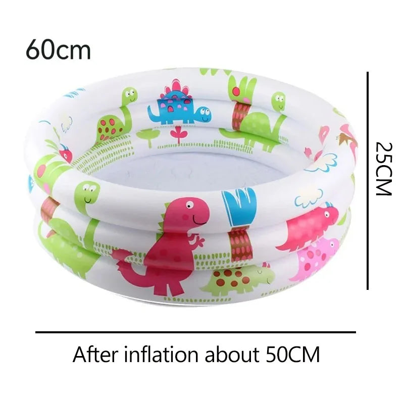 Inflatable Baby Swimming Pool Foldable Portable Child Outdoor Ocean Ball Game Fence Playroom Cartoon Dinosaur Inflatable Bathtub