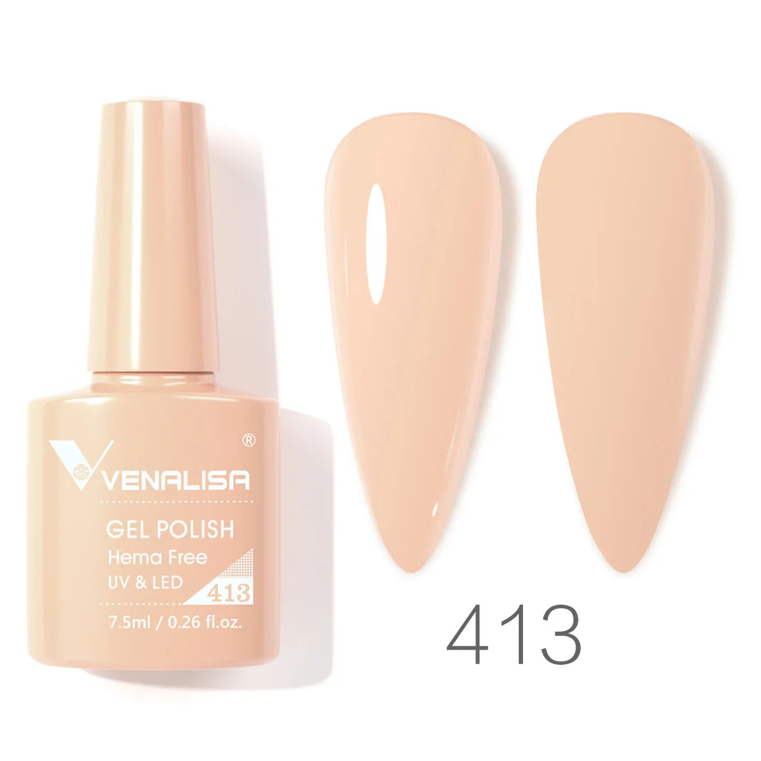 Venalisa Nail Gel Polish 7.5ml HEMA FREE Soak Off UV LED Gel Varnish Full Coverage Super Texture Gorgeous Nail Manicure