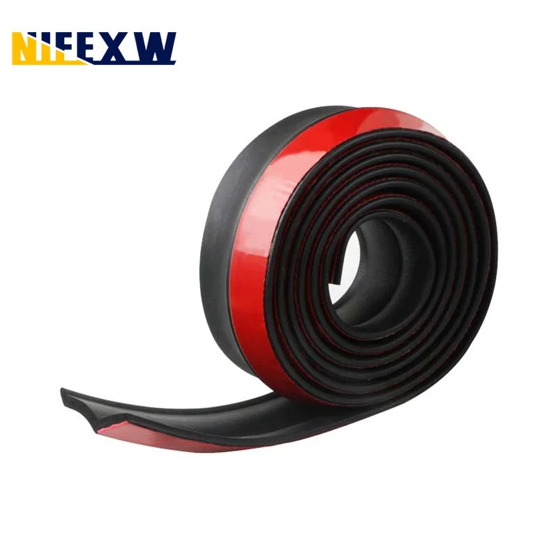 Universal Front Bumper Spoiler Lips Car Bumper Lip Protection Stickers Car Front Bumper Lip Rubber Car Bumper Protectors