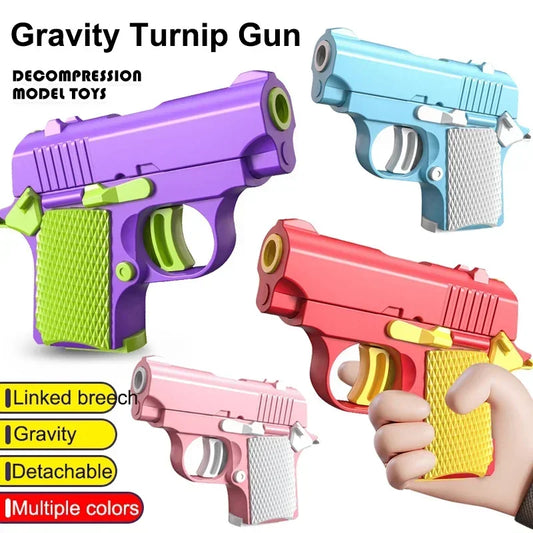 Mini Gravity Printing 1911 Children'S Toy Guns Model Fidget Toy for Kids Adults Stress Relief Toy Children Decompression Gift