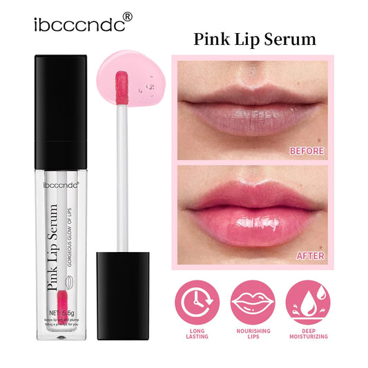 ibcccndc Pink Lip Serum Lotion Moisturizes Moisturizes And Plump Lips Removes Dead Skin Pink Lip Essence Brightener Use Of  Face