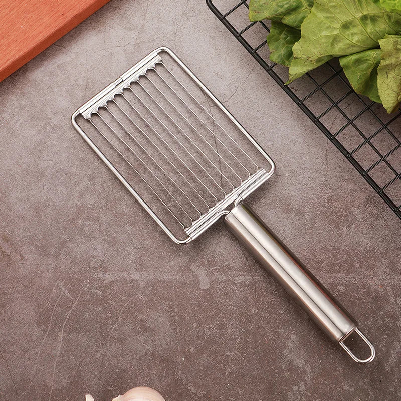 Creative Tomato Potato Slicer Stainless Steel Ham Cutter Manual Food Processors Fruit Kiwi Tools Novel Kitchen Accessories