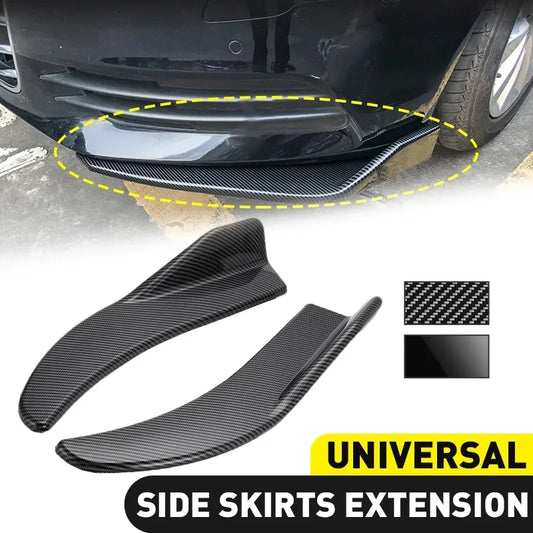 Universal 1 Pair Car Bumper Spoiler Front Rear Lip Anti-collision For Mercedes-Benz BMW Toyota Audi Universal Car Side Skirt