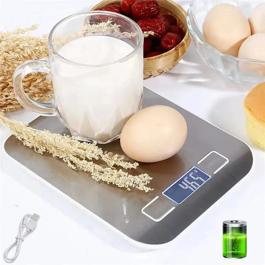 Household Kitchen High-precision Electronic Pastry Baking Scale Small Food Baking Scale 10kg_1g Accurate Weighing