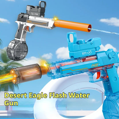 Electric Burst Water Gun Desert Eagle Squirt Toy Powerful Water Blaster Pistols Children Toys Automatic Pistol Guns Summer Toys