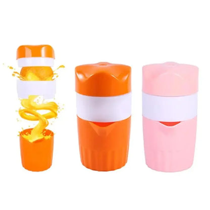 Portable Manual Citrus Juicer for Orange Lemon Fruit Squeezer Child Outdoor Potable Juicer Machine 300ML Orange Juice Cup