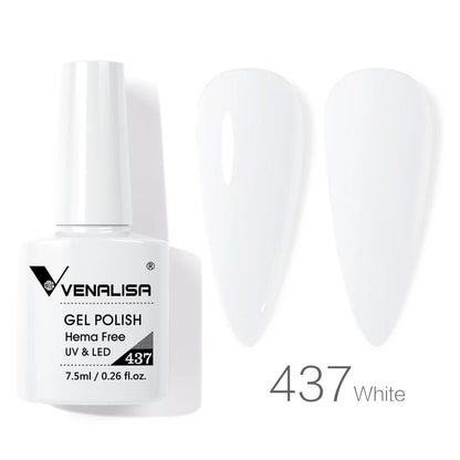 Venalisa Nail Gel Polish 7.5ml HEMA FREE Soak Off UV LED Gel Varnish Full Coverage Super Texture Gorgeous Nail Manicure