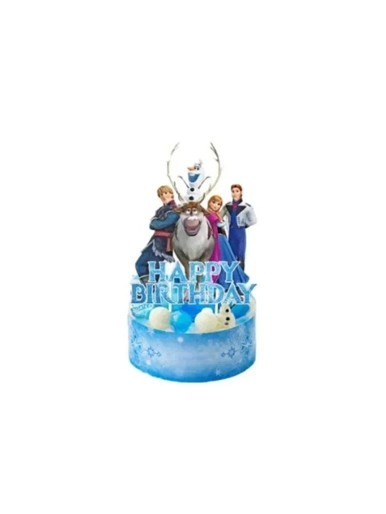 Disney Frozen Birthday Party Elsa Anna Disposable Tableware, Paper Cups, Napkins Decoration