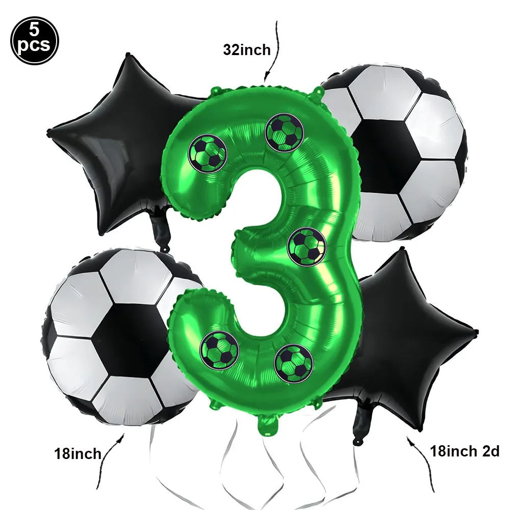 Soccer Theme Disposable Tableware Soccer Party Paper Plate Napkin Straws Cup Football Themed Birthday Party Decoration Supplies