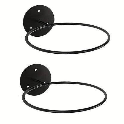 1pc/2pcs Metal Wall Mounted Sports Ball Display Stand For Basketball, Football, Volleyball, Durable Wall Storage Rack