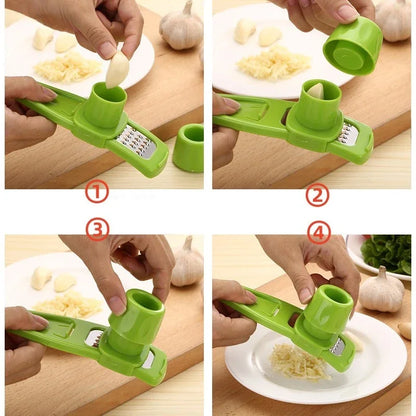 Crusher Press Garlic-Grinding Grater Ginger Garlic  Cutter Peeler Manual-Garlic Mincer Chopping-Garlic Tool Kitchen Accessories