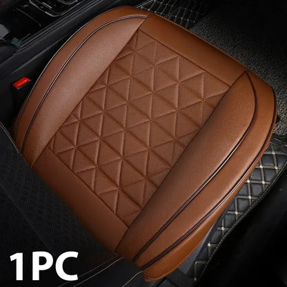 New Front Car Seat Cover PU Leather Cars Seat Cushion Automobiles Seat Protector Universal Car Chair Pad Mat Auto Accessories