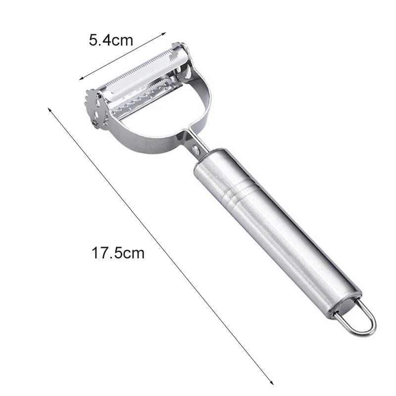 Stainless Steel Peeler Double-Head Kitchen Vegetable Peeler Carrot Potato Peeler Melon Planer Cucumber Slicer Kitchen Supplies