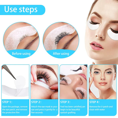 50 Pairs Eyelash Under Eye Patches Eye Pad Isolation Remove Hydrogel Eye Patch Sticker Gasket Eyelash Extension Makeup Tools