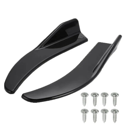 Universal 1 Pair Car Bumper Spoiler Front Rear Lip Anti-collision For Mercedes-Benz BMW Toyota Audi Universal Car Side Skirt