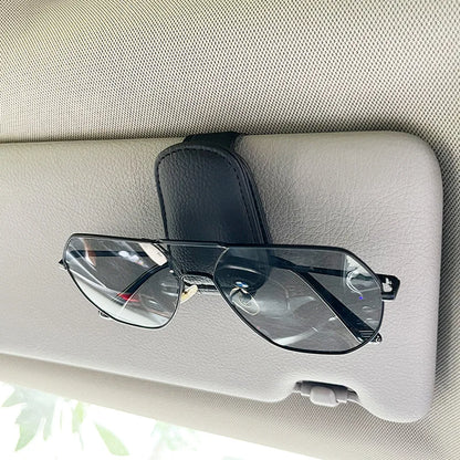 Universal Car Auto Sun Visor Glasses Box Sunglasses Clip Card Ticket Holder Stand Fastener Pen Case Eyeglasses Car Accessories