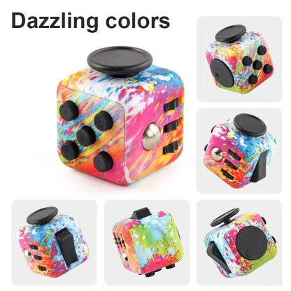 Fidget Cube Antistress Hand Spinner Decompression Toy for Autism ADHD Anxiety Sensory Toys for Kids Adults Stress Relief Toys