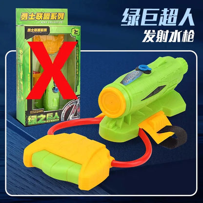 Summer New Spiderman Figure Glove Launcher Set Water Toy Kids Hero Launcher Wrist Outdoor Water Fight Toys Boy Birthday Gift