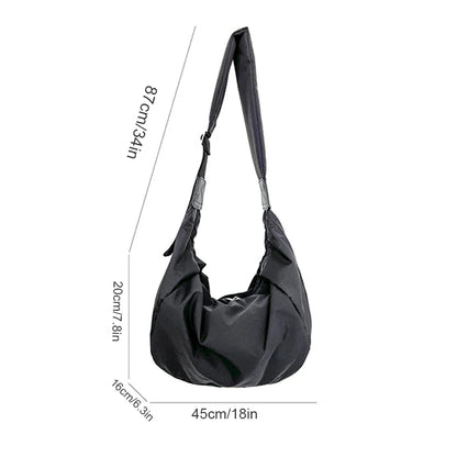 2023 New Fashion Summer Large Capacity Casual Nylon Women Shoulder Bag Korean Style Hobos Bag Youth Crossbody Shoulder Bag