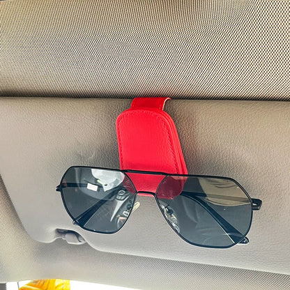 Universal Car Auto Sun Visor Glasses Box Sunglasses Clip Card Ticket Holder Stand Fastener Pen Case Eyeglasses Car Accessories