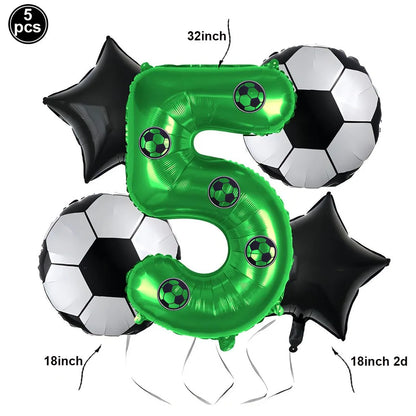 Soccer Theme Disposable Tableware Soccer Party Paper Plate Napkin Straws Cup Football Themed Birthday Party Decoration Supplies