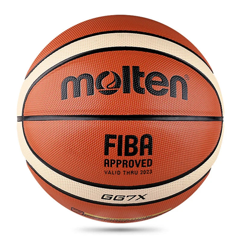 Molten GG7X Basketball PU Leather for Adult Teenager Children Outdoor Indoor Match Training FIBA Approved