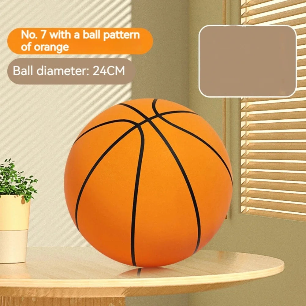 Foam Basketball Kids Silent Basketball Bouncing Mute Silent Ball Bounce Squeezable Mute Bouncing Basketball