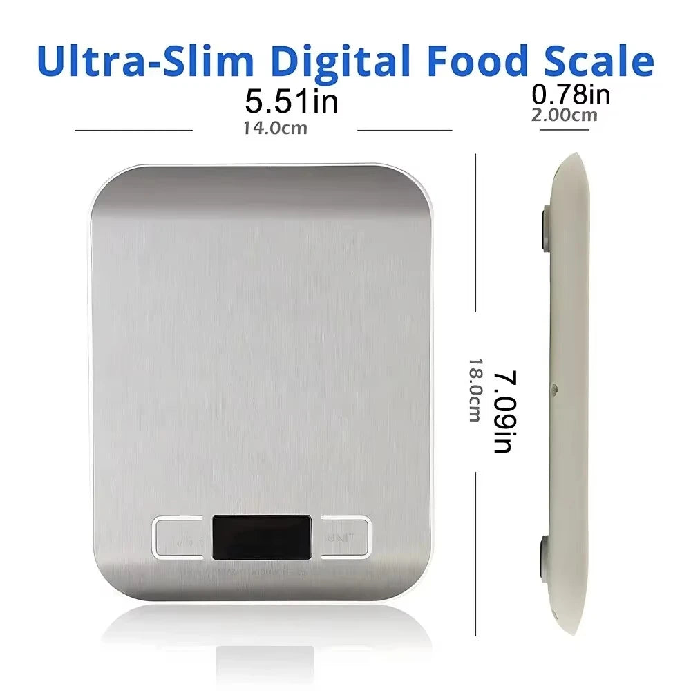 Household Kitchen High-precision Electronic Pastry Baking Scale Small Food Baking Scale 10kg_1g Accurate Weighing