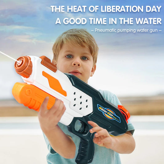 Summer Water Gun Powerful Guns for Children Large Capacity Water Toys Pistol Cannon Outdoor Pool Beach Toys for Boys