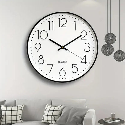 8 Inch Mute Wall Clock Simple Digital Wall Clock Home Decorations Cubic Digital Clock Quartz Wall Clock