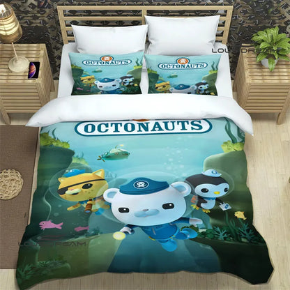 The Octonauts cartoon Bedding Sets exquisite bed supplies set duvet cover bed comforter set bedding set luxury birthday gift